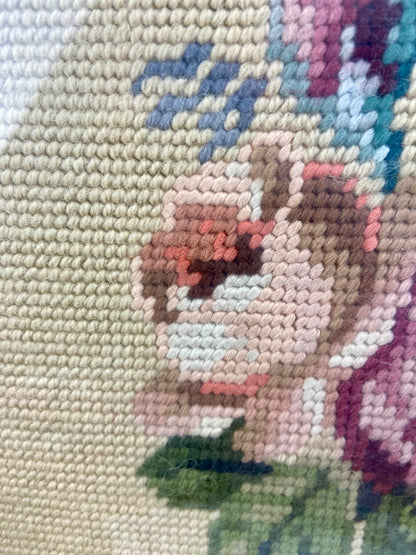 Framed Petit Point Roses