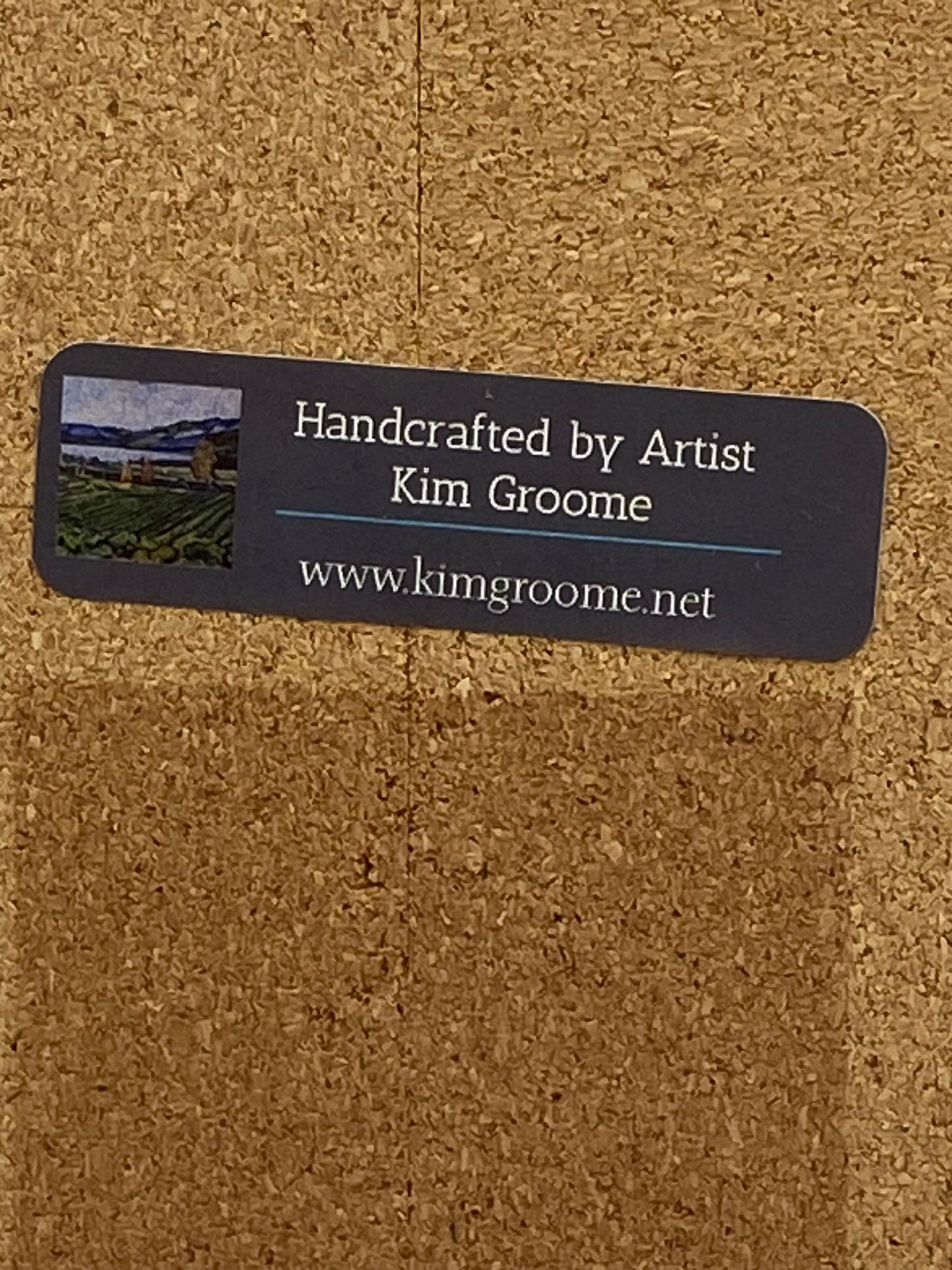 8” x 8” Hand Painted Tile by Canadian Artist Kim Groome