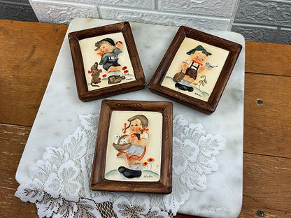 Hand Painted Ceramic Wall Plaque by Napco