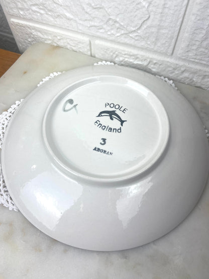 8” Pottery Plate by Poole, England