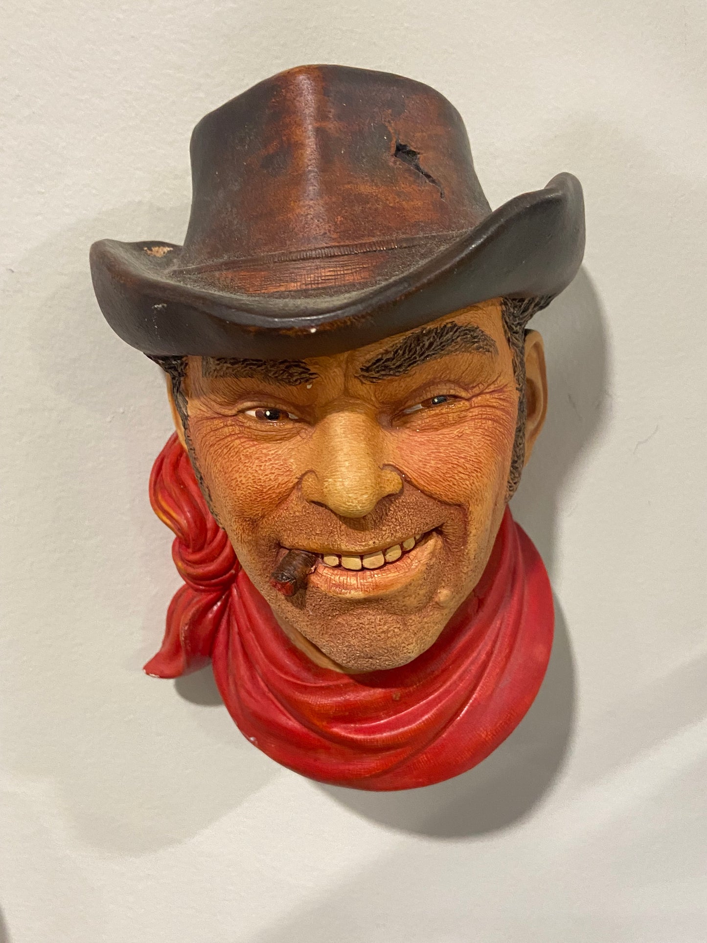 Vintage Chalkware Heads