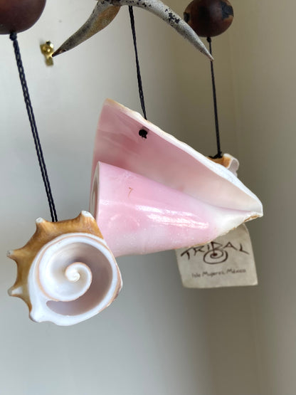 Conch Shell & Sea Shell Wind Chime by Tribal
