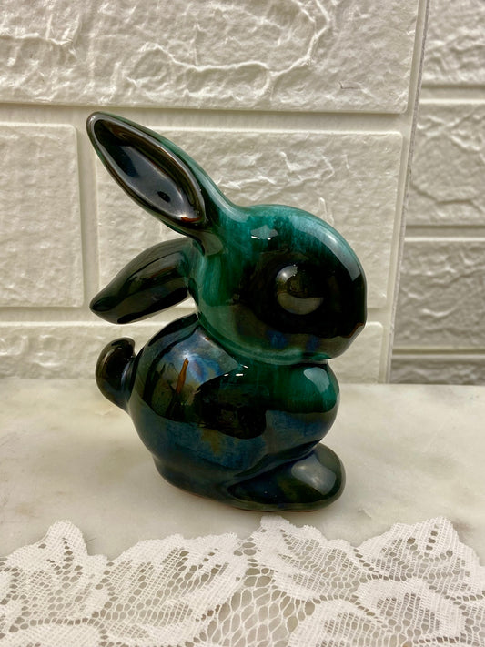 Small Clay Bunny Figurine by Blue Mountain Pottery
