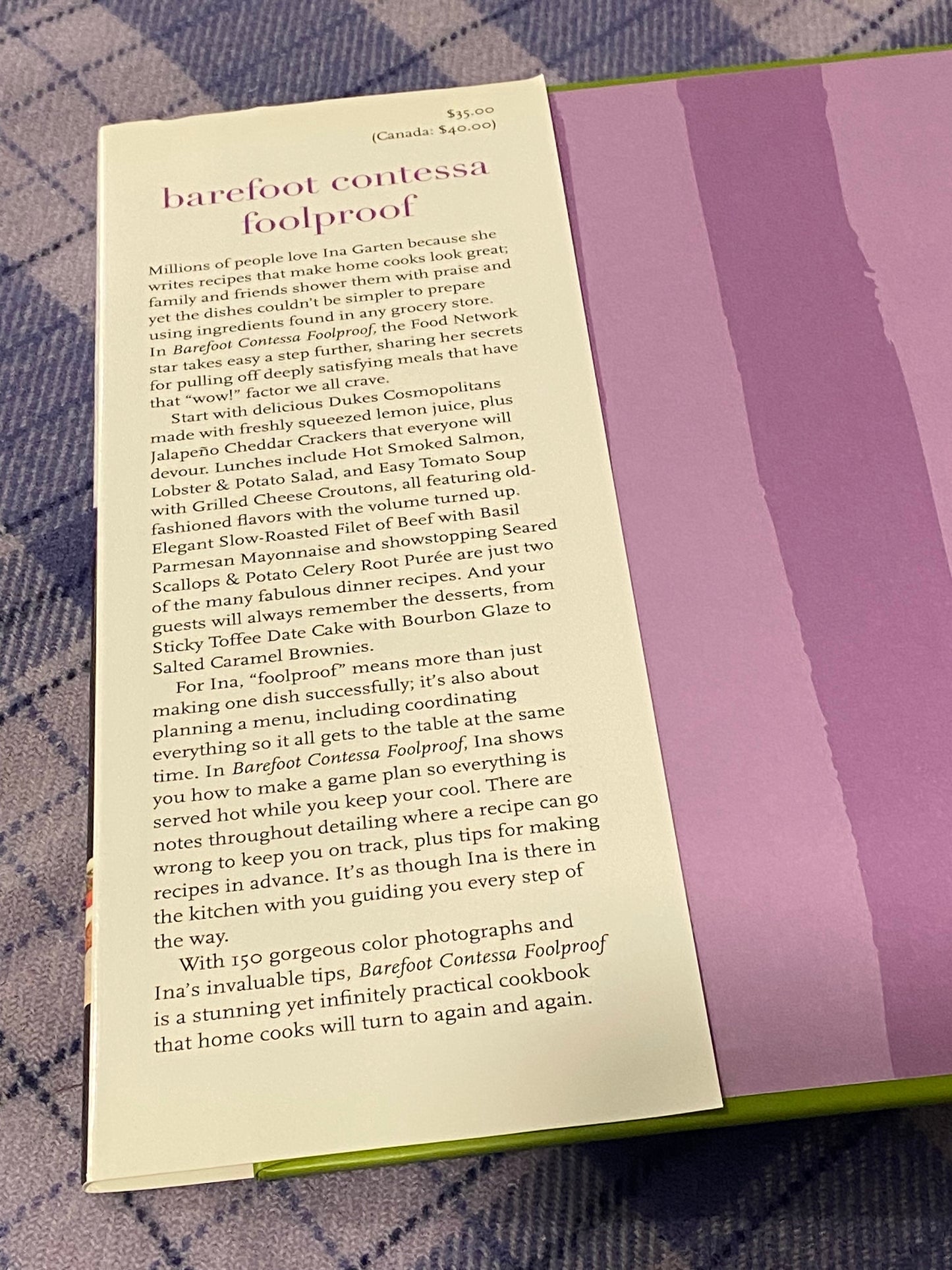 Barefoot Contessa Foolproof by Ina Garten | Hardcover Recipe Book