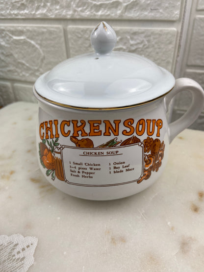 Recipe Soup Bowl with Lid