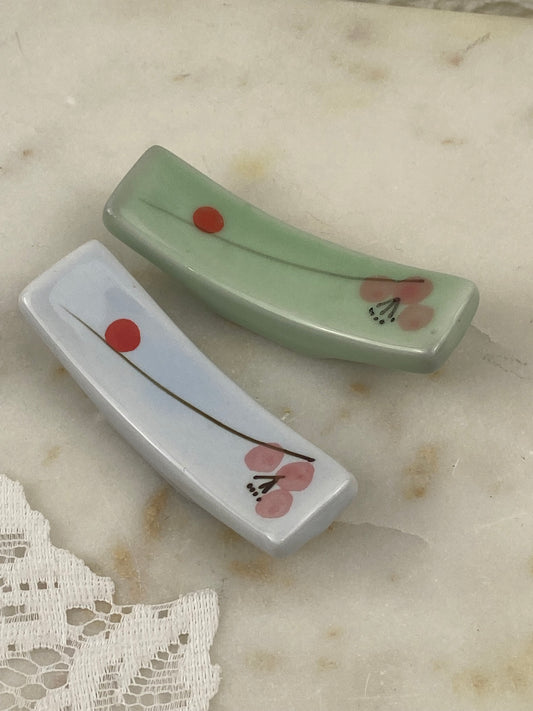 Pair of Porcelain Chopsticks Rests