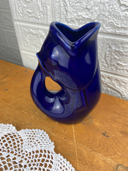 6” Navy Gurgle Pot