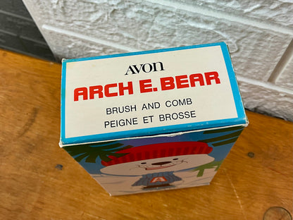 Vintage Avon | Arch E. Bear Boxed Brush & Comb Set
