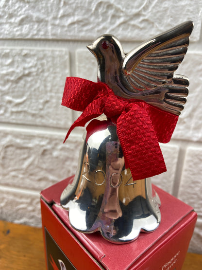 Vintage Avon | Silverplated Engraved Bell with Bird [2004]