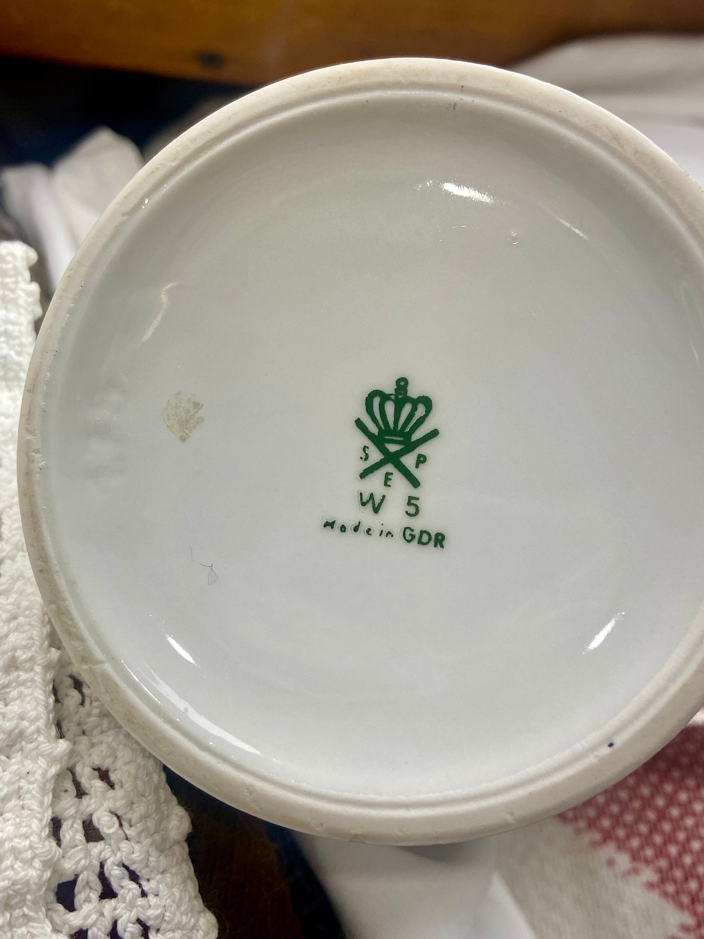 11” East German Porcelain Coffee Pot | GDR