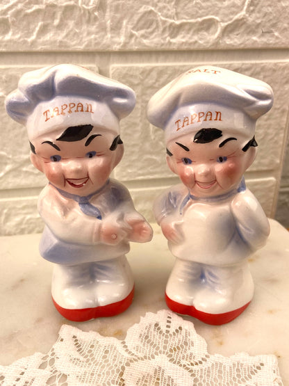 Ceramic Chef Salt & Pepper Shakers