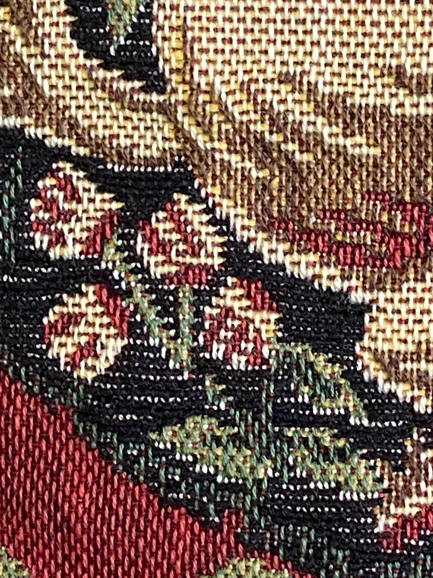 Capisserie Tapestry with Brass Hanger by Renaissance Woven Art