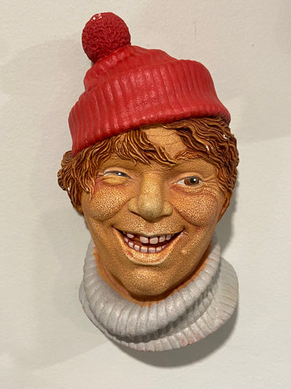 Vintage Chalkware Heads
