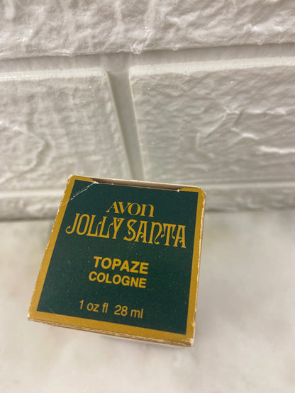 Vintage Avon | Jolly Santa Topaze Cologne 28mL [50% Full]