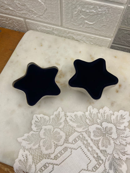Silver Plated Star-Shaped Trinket Box