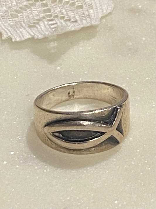Sterling Icthus Ring by James Avery