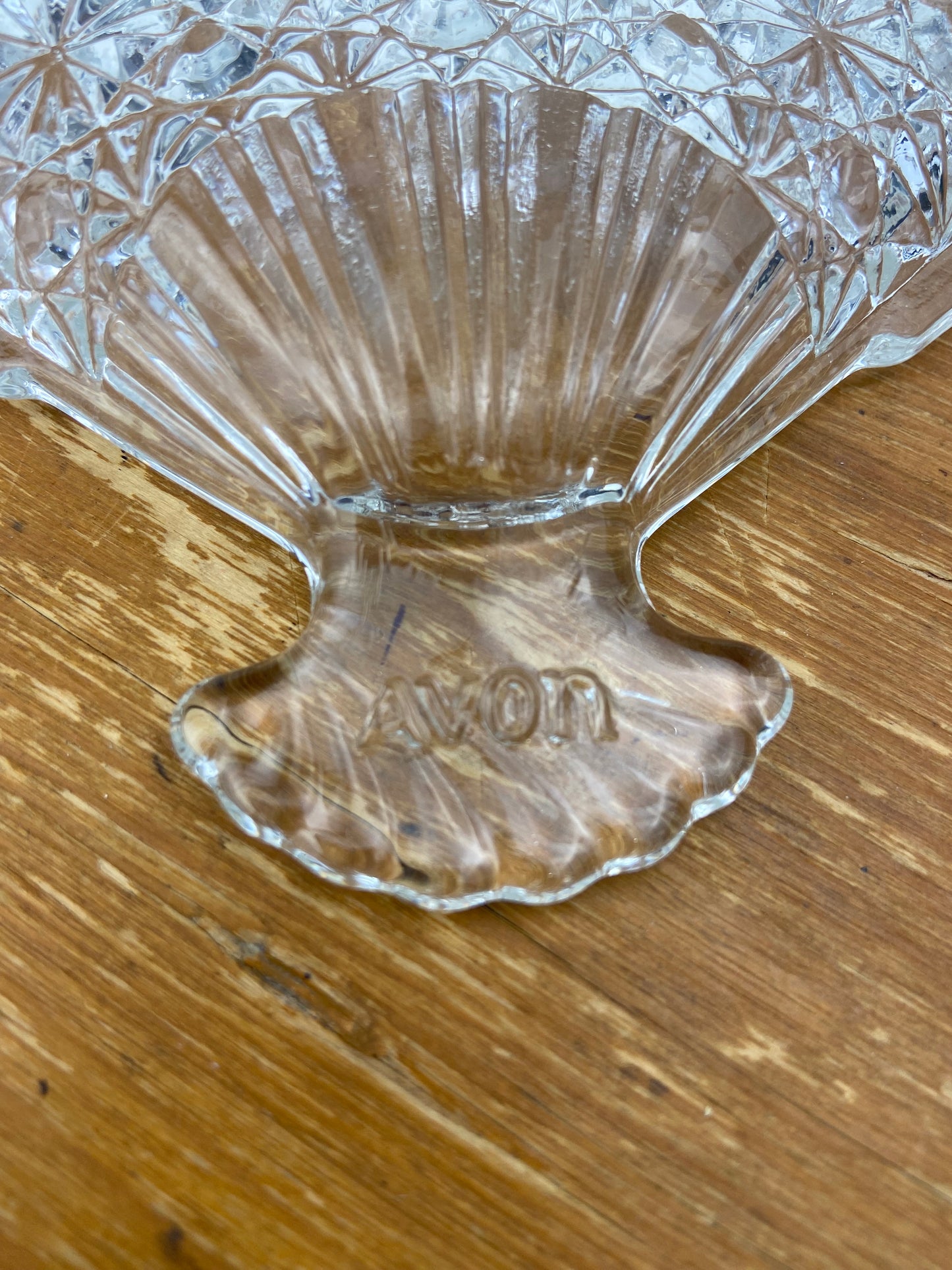 Vintage Avon Glass Vanity Tray