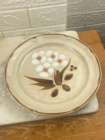 10.5” Hand Painted Stoneware Dinner Plate ‘The Classics’ Pattern by Hearthstone Castlewood
