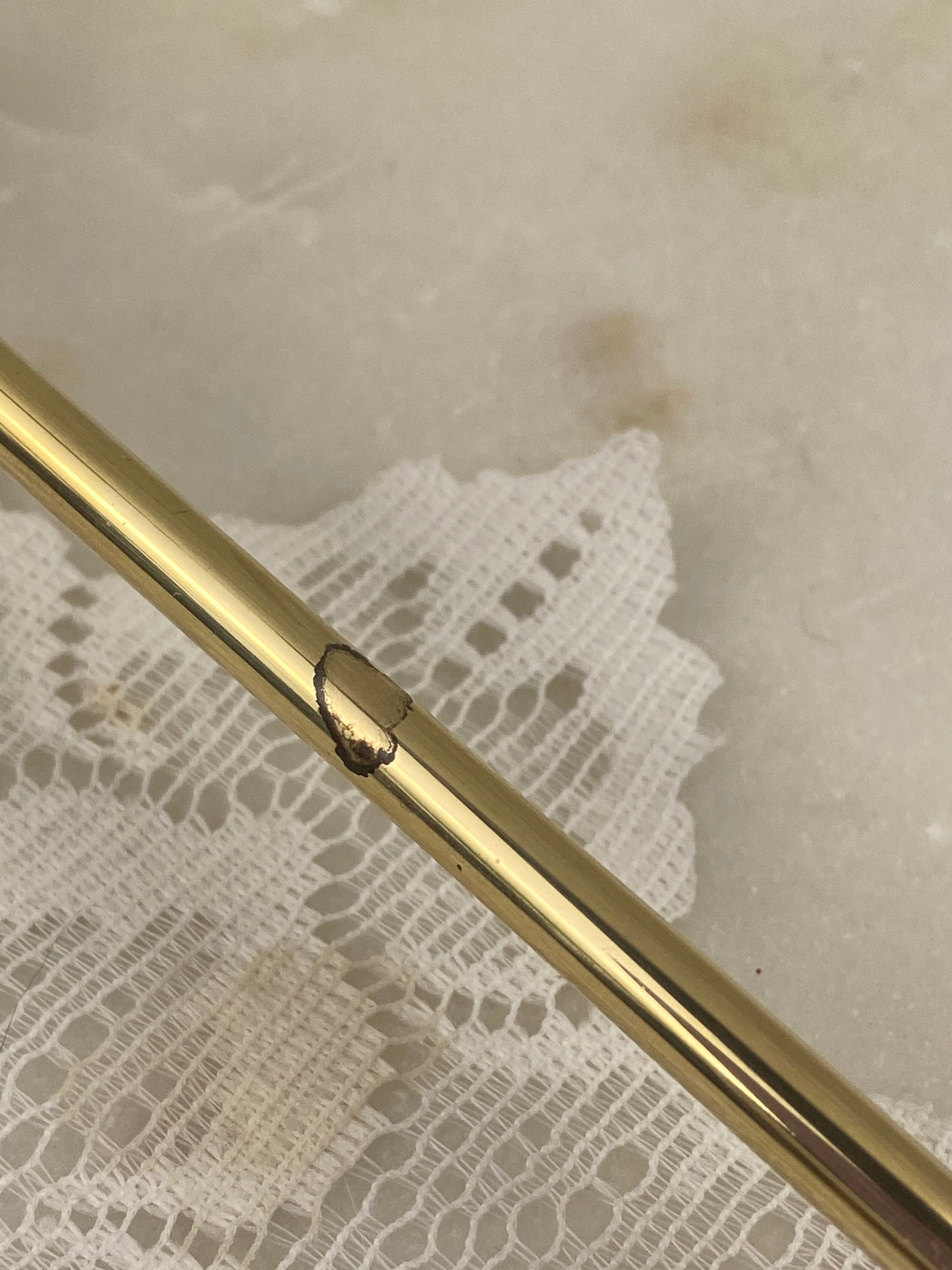 Polished Brass Bell-Shaped Candle Snuffer