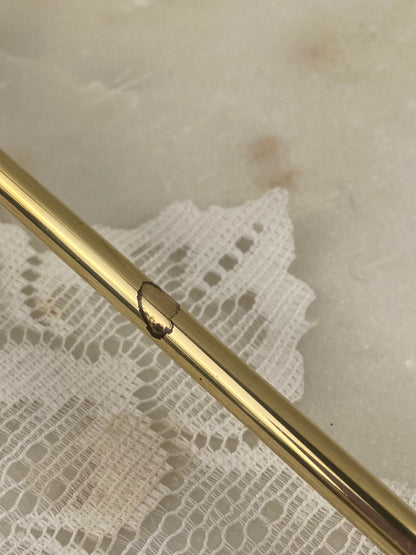 Polished Brass Bell-Shaped Candle Snuffer