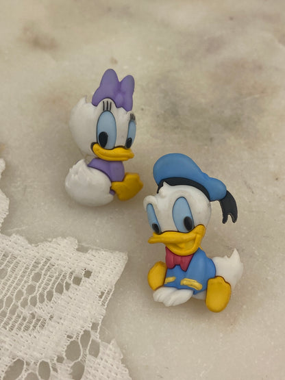 Daisy and Donald Duck Earrings