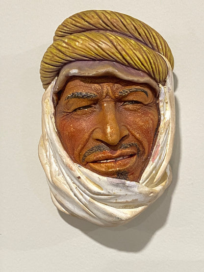 Vintage Chalkware Heads