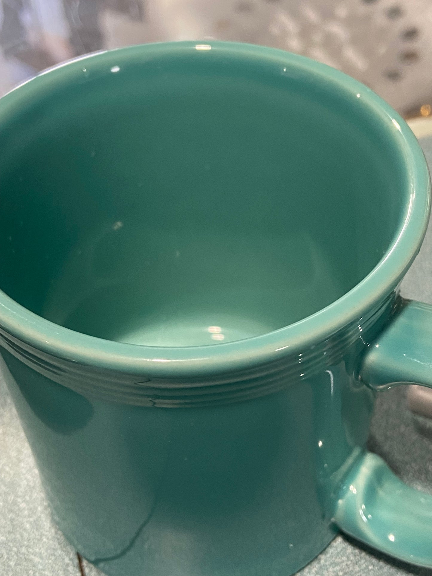 12 oz. Fiesta Java Coffee Mug in Turquoise