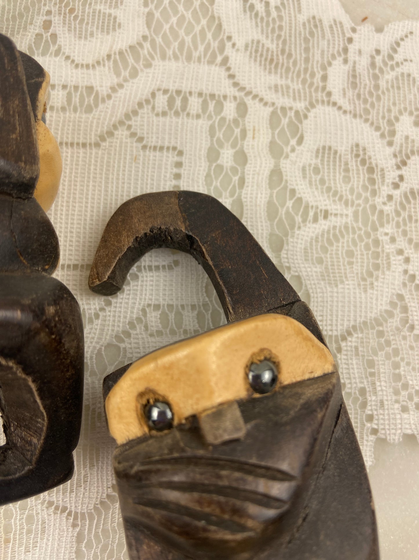 Hand Carved Hanging Monkeys | Lightweight Wood Composite