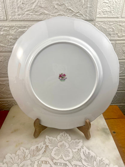 10.5” Royal Albert Porcelain Dinner Plate | American Beauty Pattern