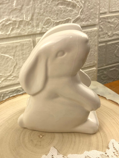 Porcelain Bunny Napkin Holder
