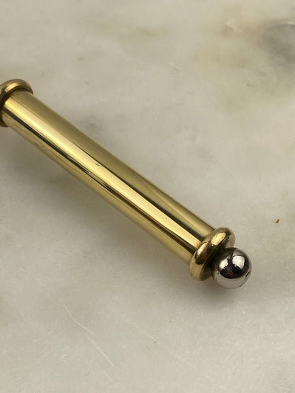 Polished Brass Bell-Shaped Candle Snuffer