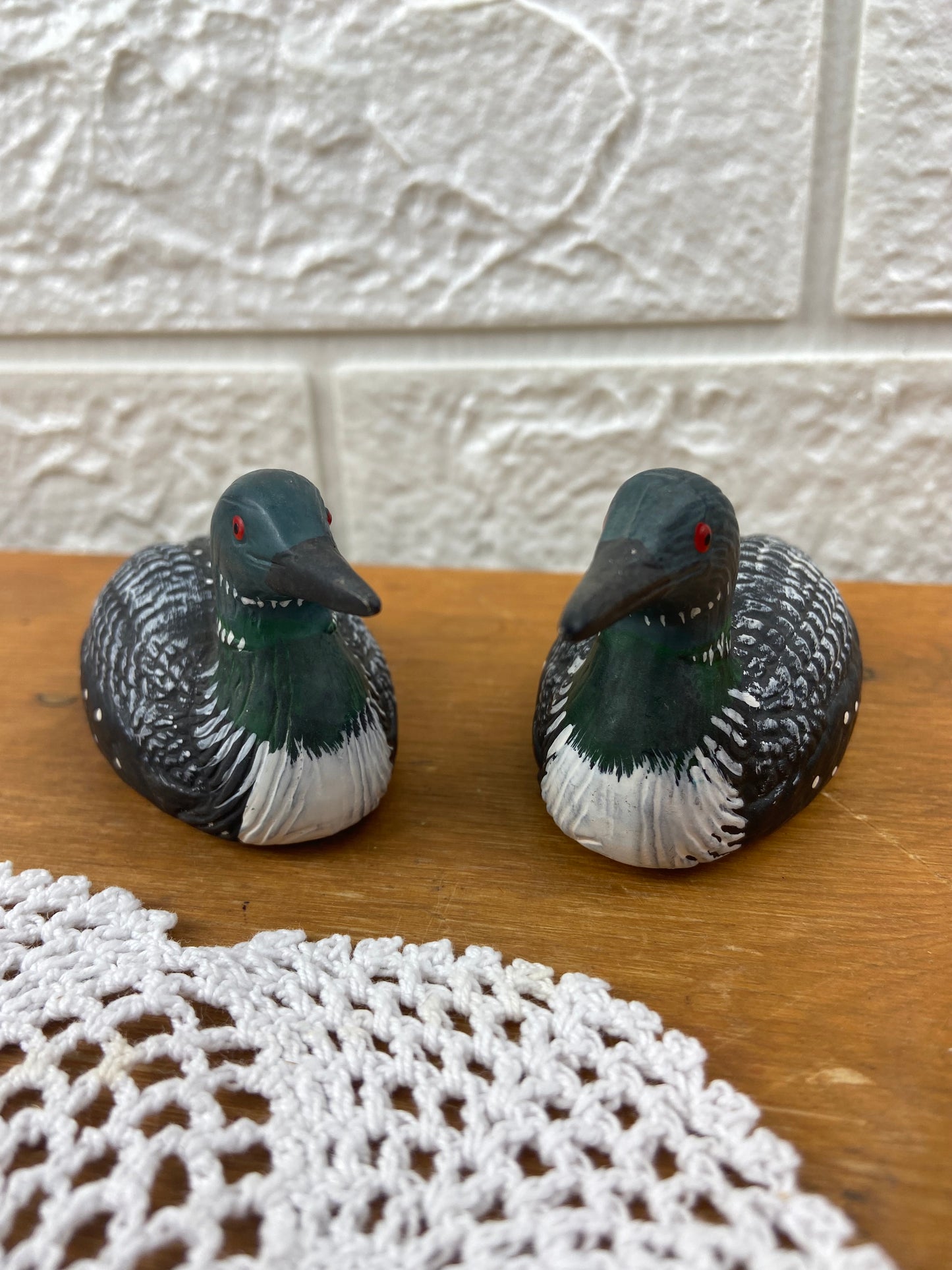 Pair of Loons Salt & Pepper Shakers