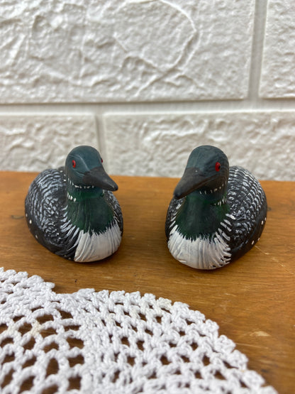 Pair of Loons Salt & Pepper Shakers