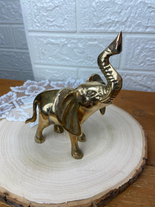 Polished Brass Elephant