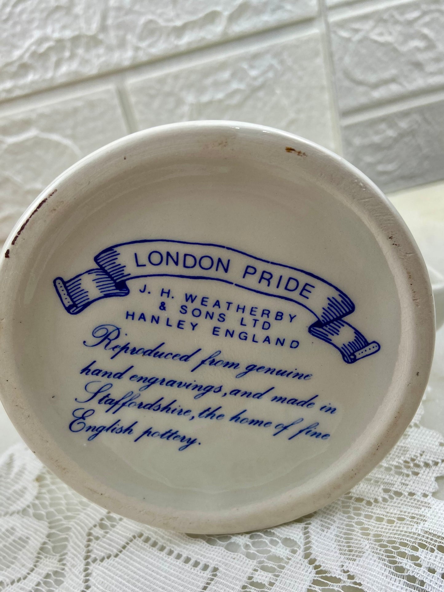 ‘London Pride’ Ceramic Beer Stein by J.H. Weatherby & Sons