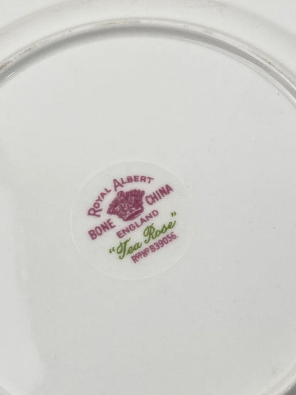 Royal Albert Bone China Side Plate 6.5” | Tea Rose Pattern