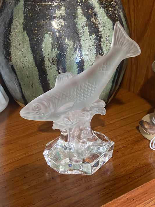 Crystal Fish Paper Weight by Goebel, Germany