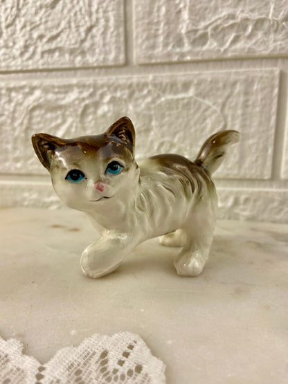 Small Hand Painted Porcelain Cats