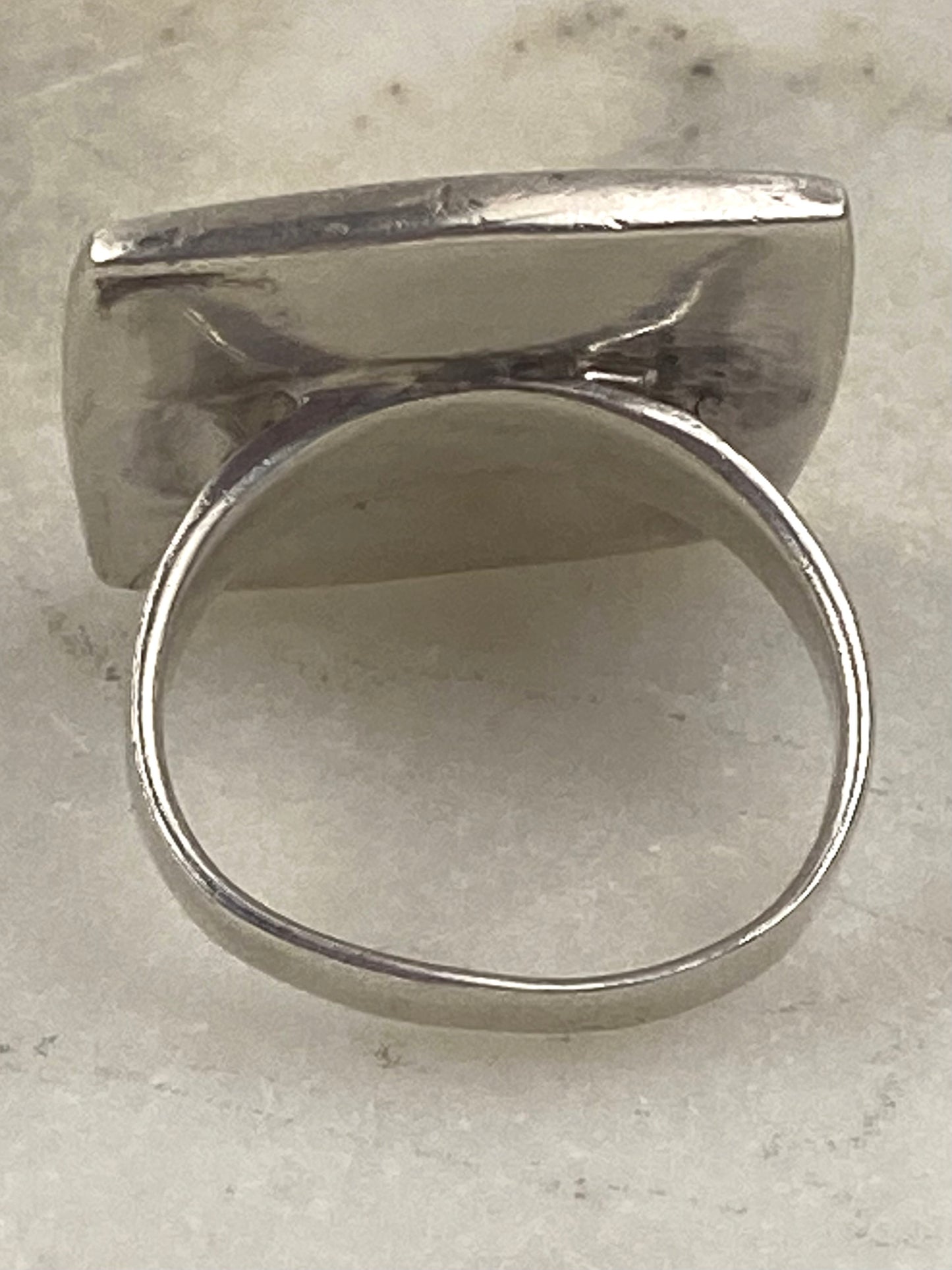 925 Sterling Silver Ring with Inlaid Eye of Shiva / Saint Lucia’s Eye
