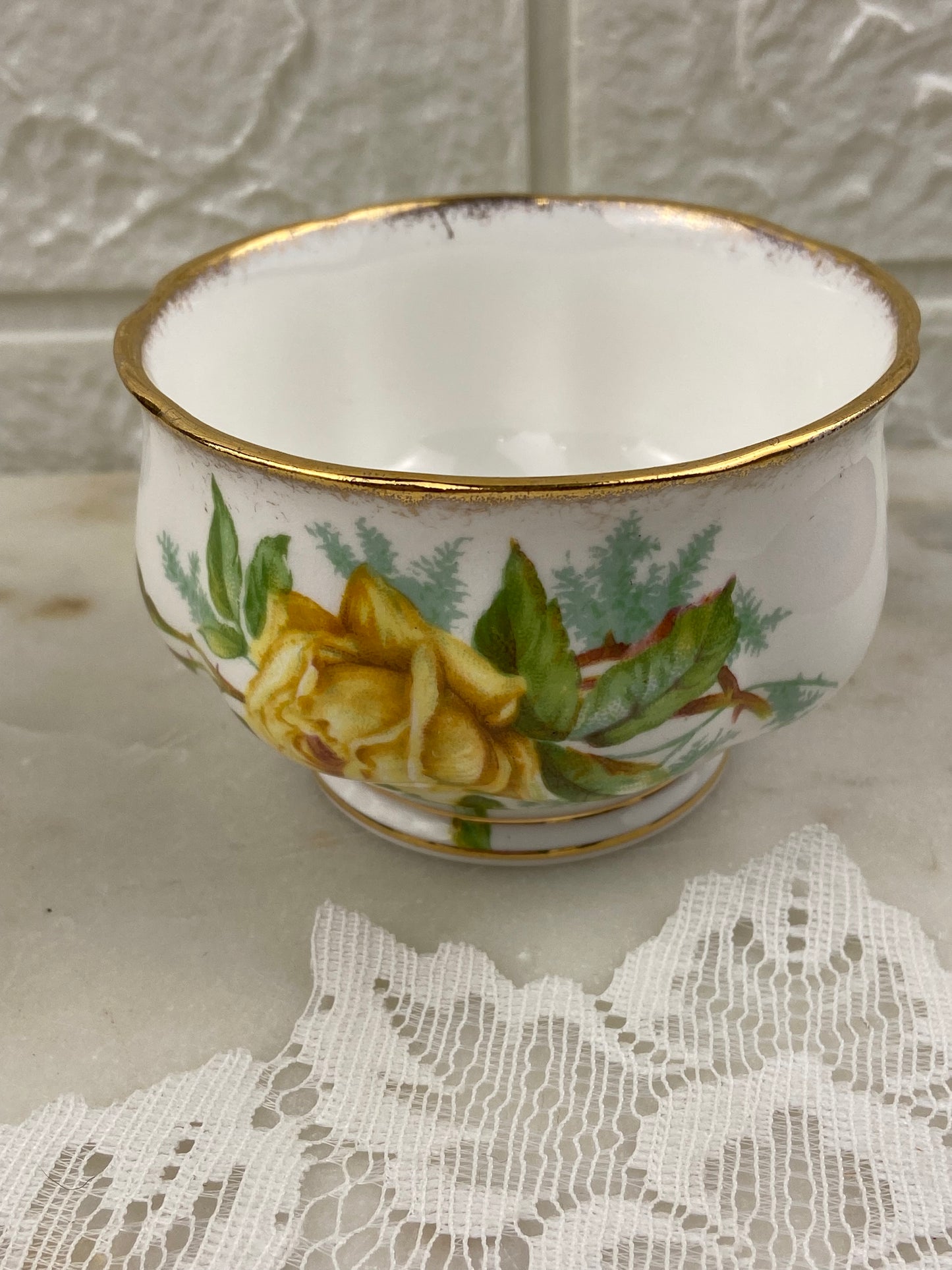 Royal Albert Bone China Creamer and Open Sugar Bowl Set | Tea Rose Pattern