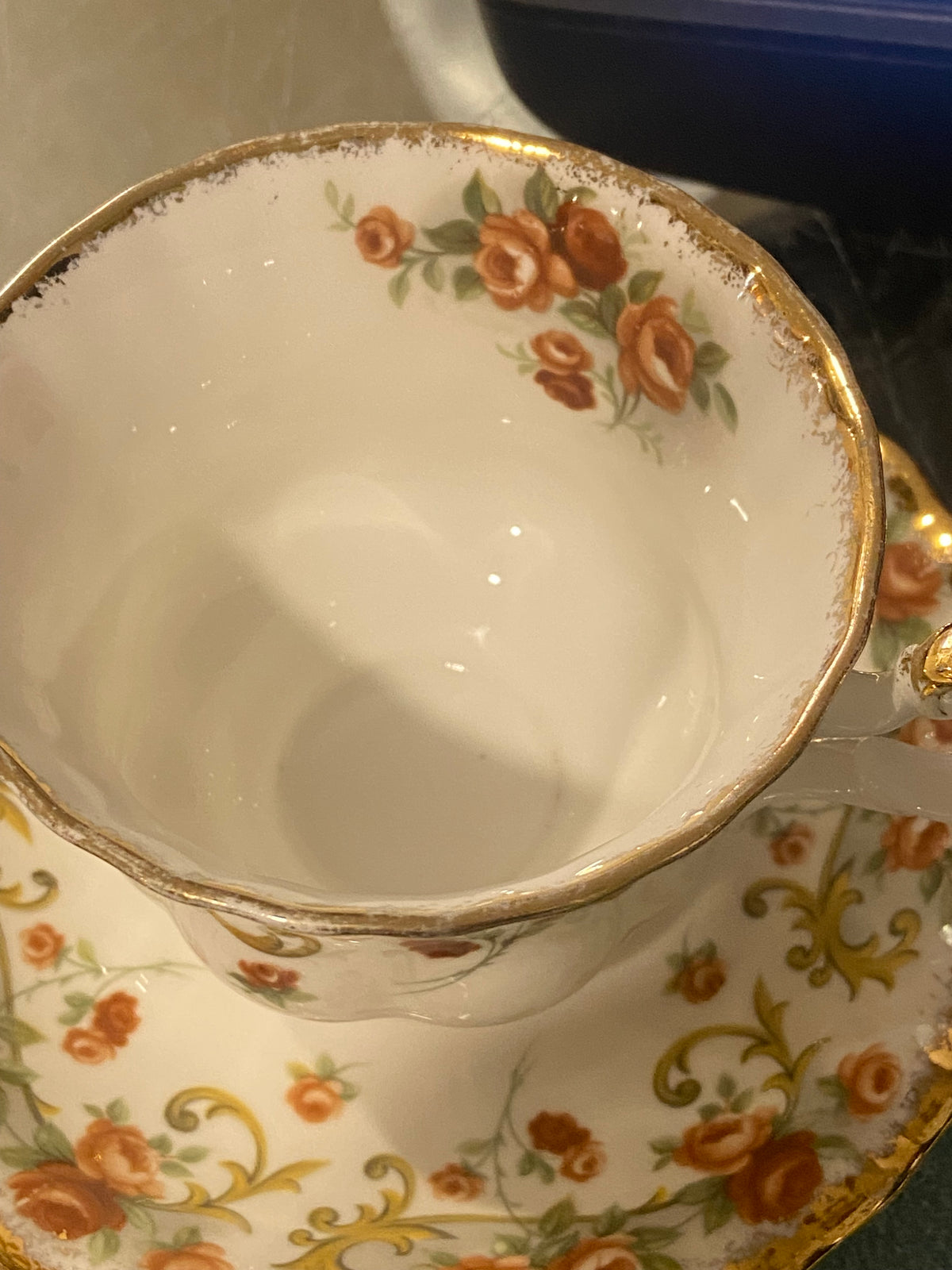 Royal Albert Belinda Teacup and Saucer | Sheraton Series