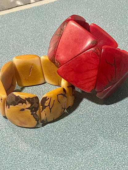 Polished Tagua Nut Bracelet | Vegan and Eco Friendly