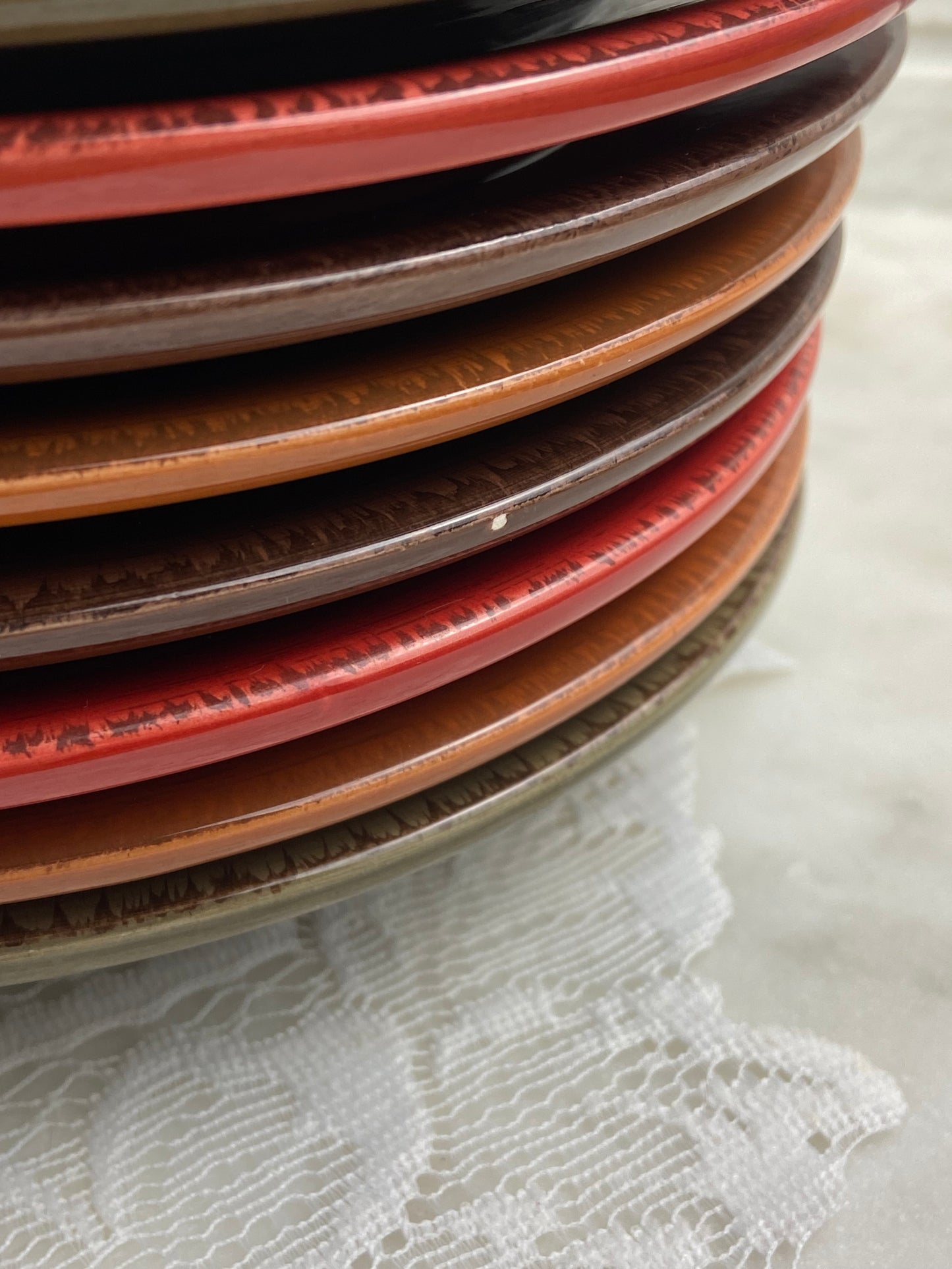 Tag Sonoma Dessert Plates with Iron Rack