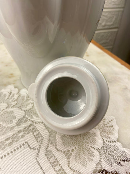 11” East German Porcelain Coffee Pot | GDR