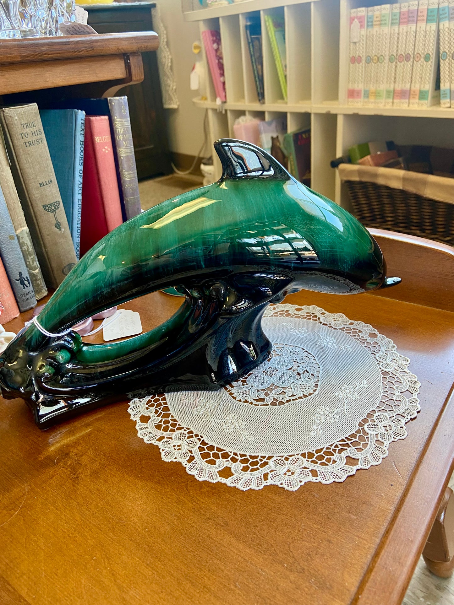Blue Mountain Pottery Jumping Dolphin