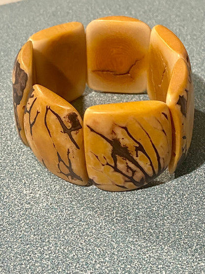 Polished Tagua Nut Bracelet | Vegan and Eco Friendly