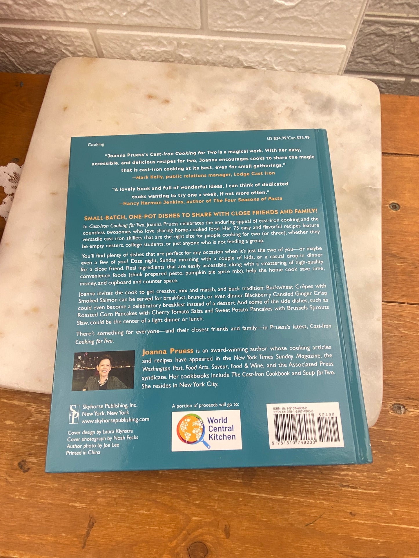 Cast Iron Cooking for Two by Joanna Pruess [Hardcover Book]