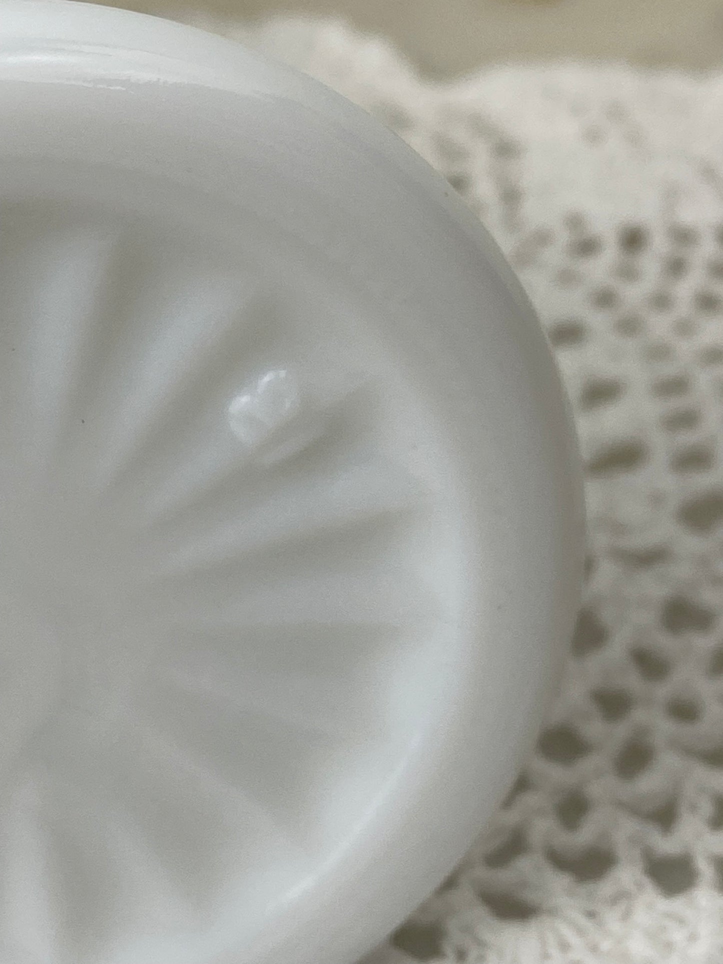 6” Milk Glass Bud Vase by Anchor Hocking