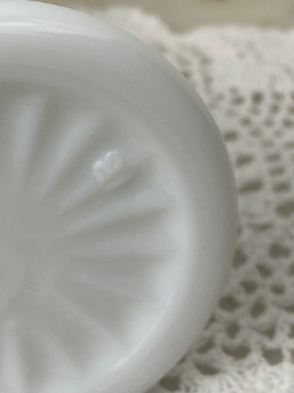 6” Milk Glass Bud Vase by Anchor Hocking