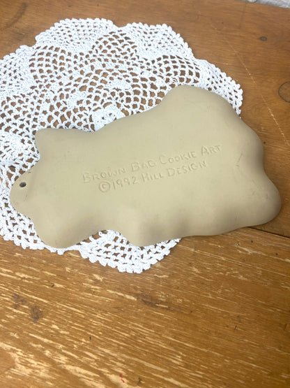 Clay Pig Cookie Mold by Brown Bag Cookie Art